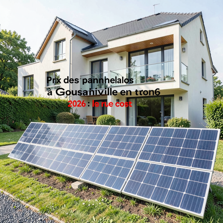Prix des panneaux solaires à Goussainville en 2026 : le vrai coût