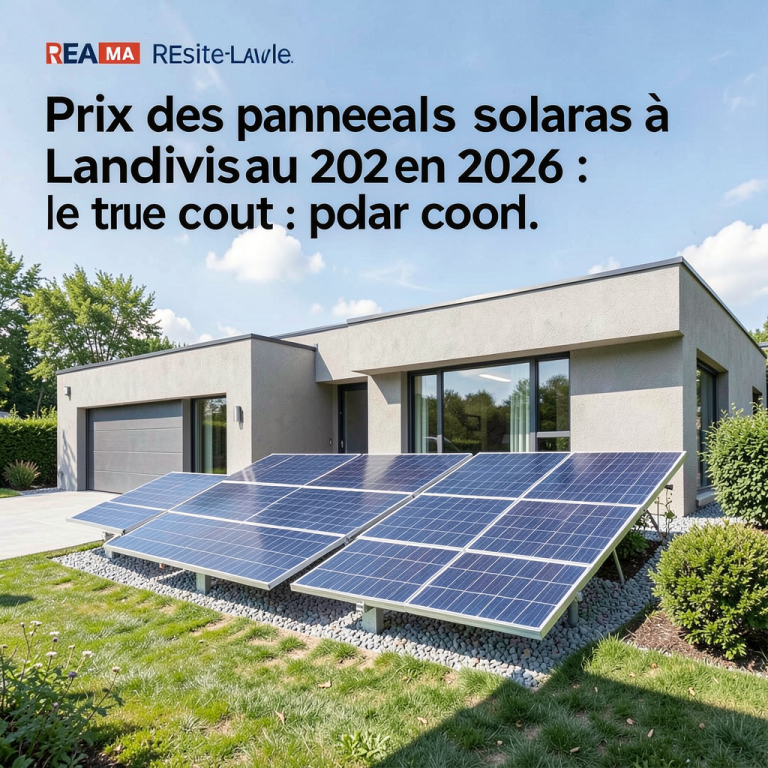 Prix des panneaux solaires à Landivisiau en 2026 : le vrai coût