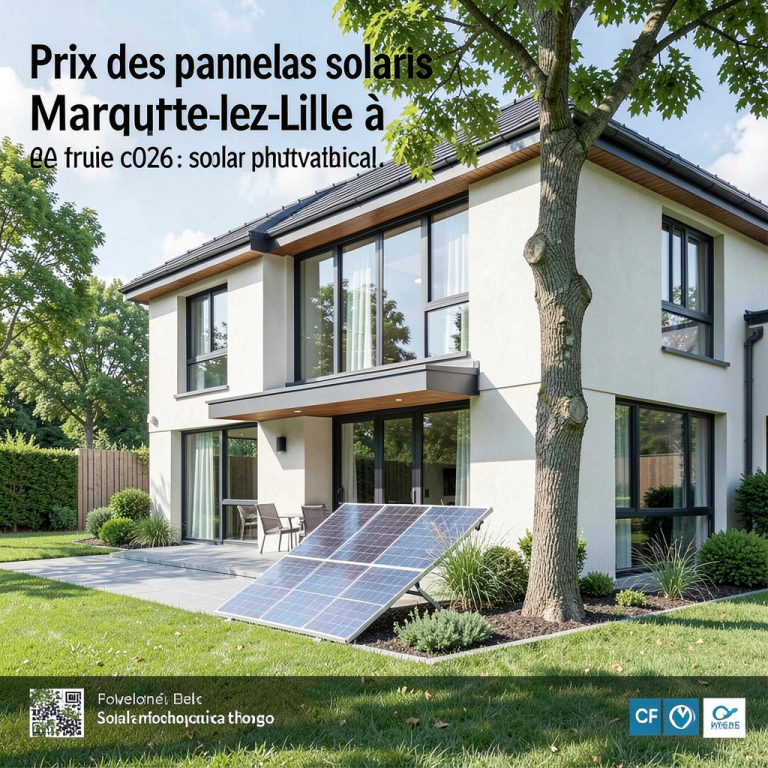 Prix des panneaux solaires à Marquette-lez-Lille en 2026 : le vrai coût
