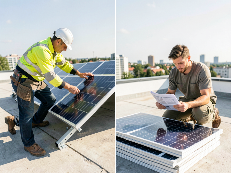 Comparatif de prix 2026 : Installation photovoltaïque par un artisan RGE vs Montage soi-même