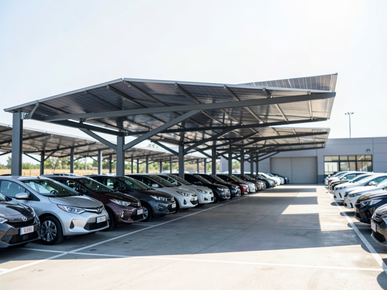 Prix ombrière parking : guide complet des tarifs et investissements en 2026