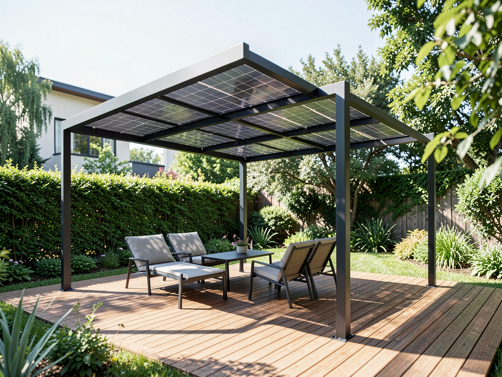 Prix des structures de montage sur ombrière de jardin