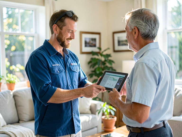 Premier contact avec un installateur