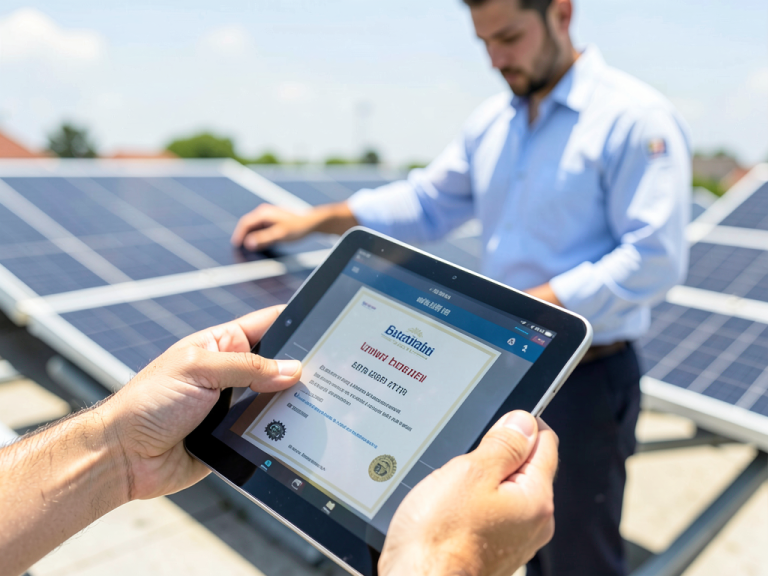 Vérifier l’identité d’un installateur solaire