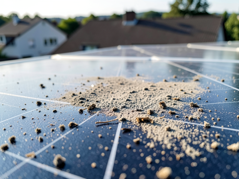Quel est l’impact de la poussière et de la pollution sur la production solaire ?