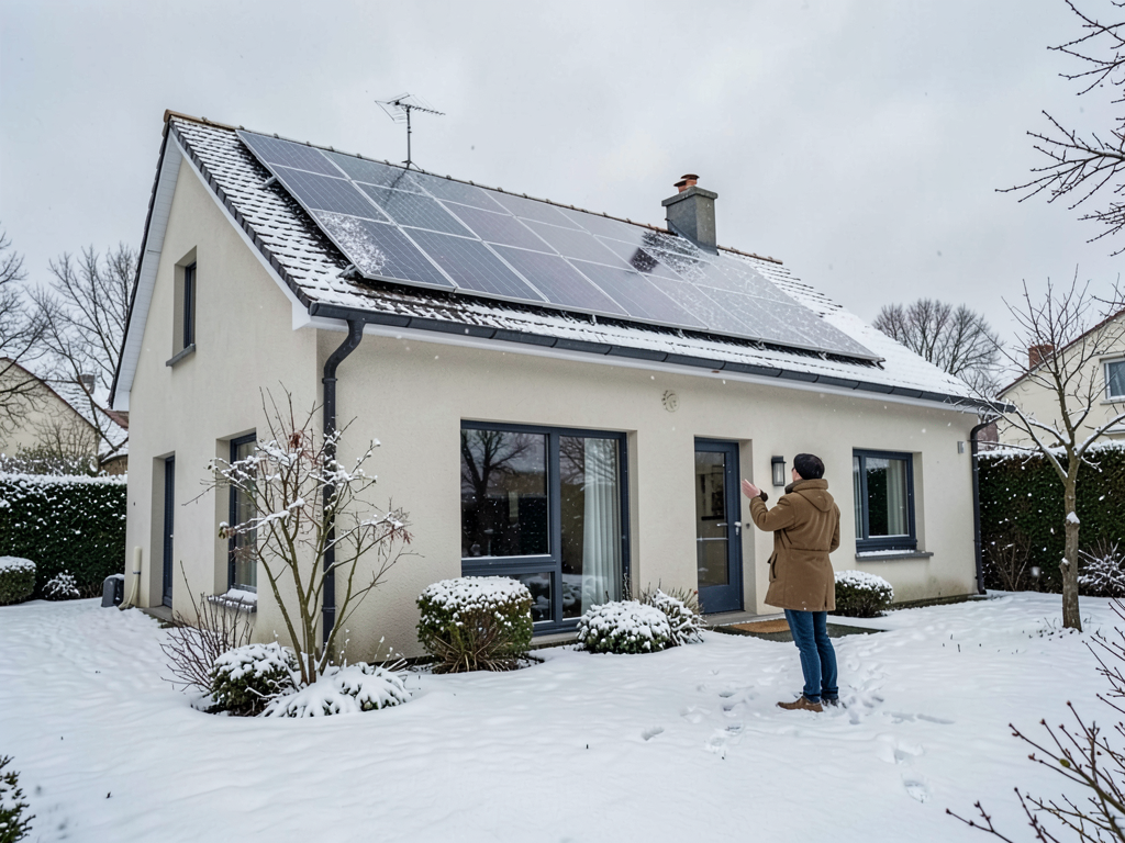Production solaire en hiver