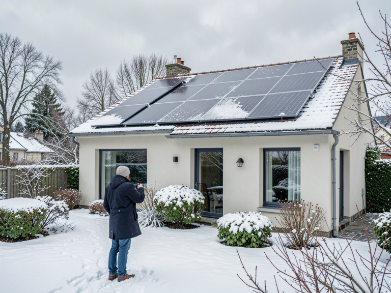 Production solaire en hiver