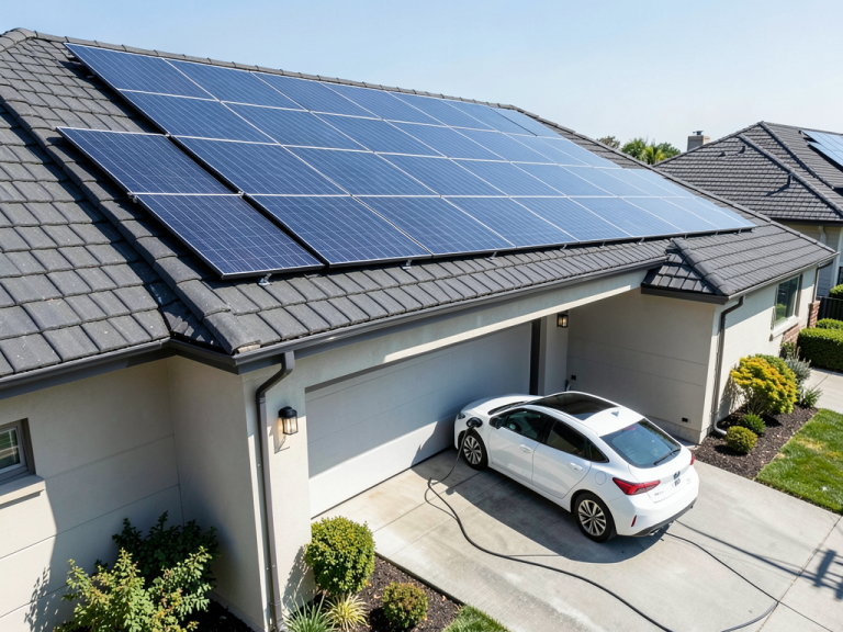 Rentabilité solaire 2026 : le calcul exact pour un foyer de 4 avec voiture électrique